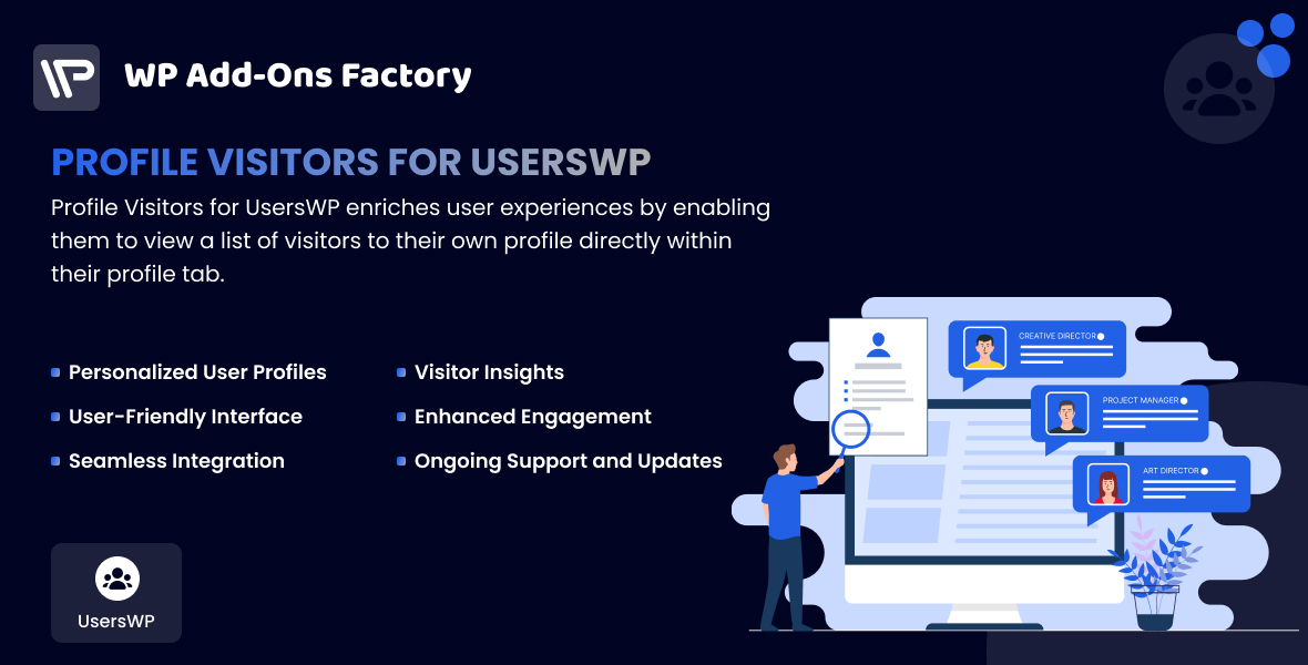 Profile Visitors for UsersWP